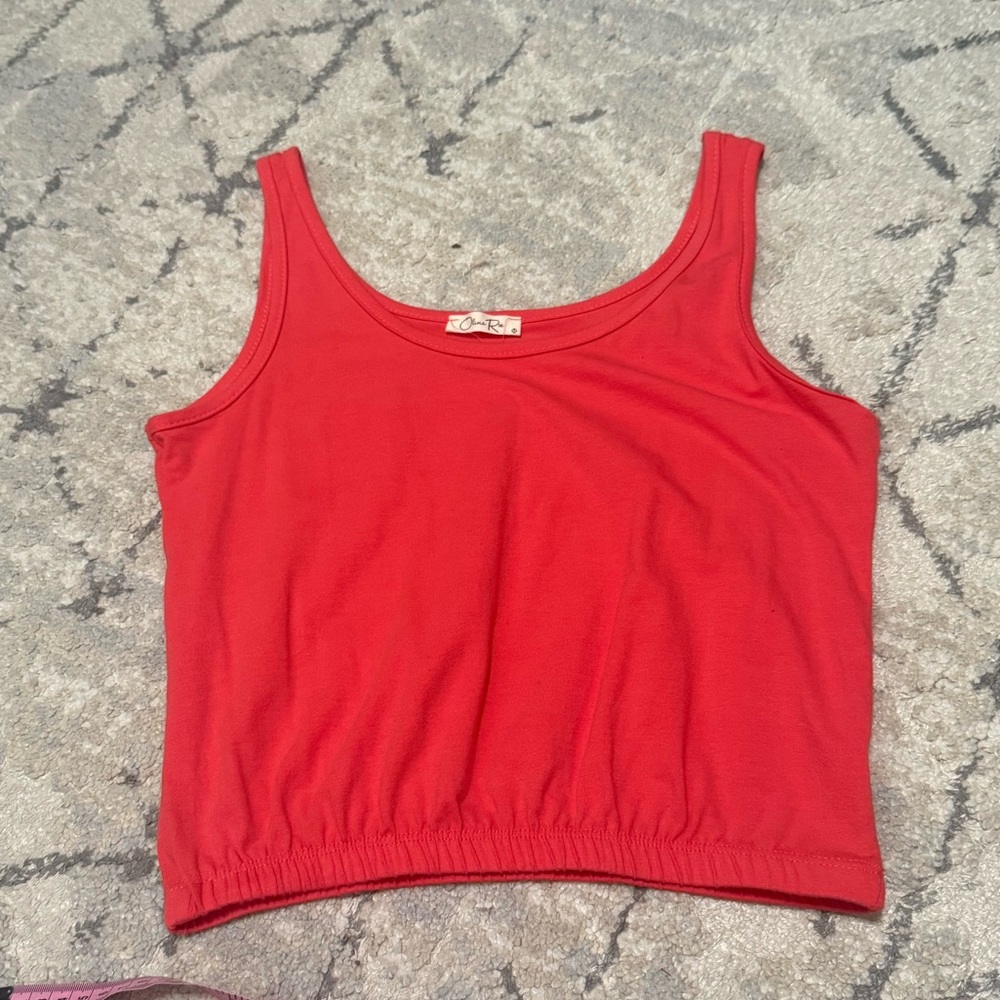 Orange Tank Top